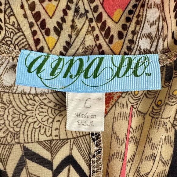 Aina Be Women's Boho Print Kimono Size L Multicolor - Picture 3 of 6